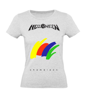HELLOWEEN - Chameleon - šedé dámske tričko