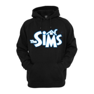 THE SIMS - Logo - čierna pánska mikina