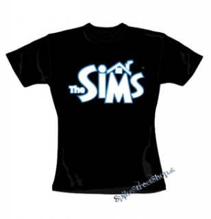 THE SIMS - Logo - čierne dámske tričko