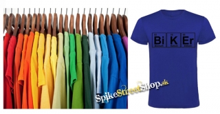 BIKER - Tabuľka chemických prvkov - farebné pánske tričko