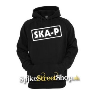 SKA-P - Logo - čierna detská mikina