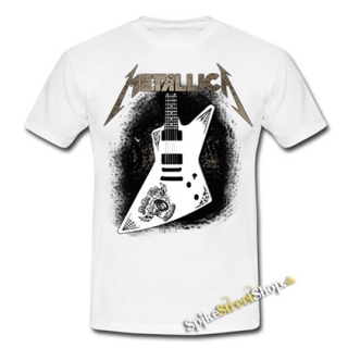 METALLICA - Papa Het Guitar - biele pánske tričko