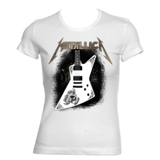 METALLICA - Papa Het Guitar - biele dámske tričko