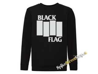 BLACK FLAG - Logo Crest - mikina bez kapuce