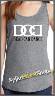 DEAD CAN DANCE - Logo Grey Sign - Ladies Vest Top - šedé