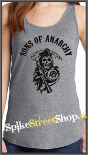 SONS OF ANARCHY - Reaper - Ladies Vest Top - šedé