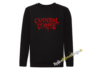 CANNIBAL CORPSE - Red Logo - mikina bez kapuce