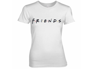 FRIENDS - PRIATELIA - Logo - biele dámske tričko