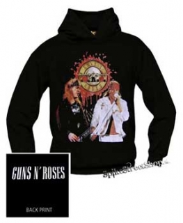 GUNS N ROSES - Axl & Duff - čierna pánska mikina