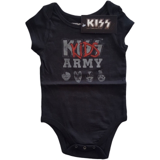 KISS - Army - čierne detské body