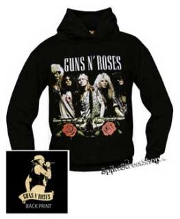 GUNS N ROSES - Band - čierna pánska mikina