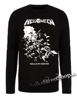 HELLOWEEN - Walls Of Jericho - čierne pánske tričko s dlhými rukávmi