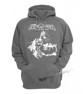 HELLOWEEN - Better Than Raw - šedá pánska mikina
