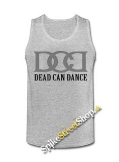 DEAD CAN DANCE - Logo Gey Sign - Mens Vest Tank Top - šedé