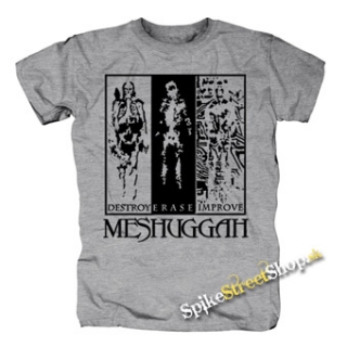 MESHUGGAH - Destroy Erase Improve - sivé pánske tričko