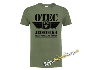 OTEC - Jednotka pre špeciálne úlohy - olivové detské tričko