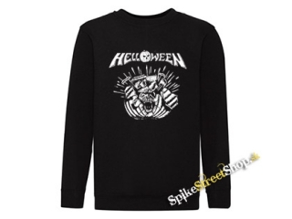 HELLOWEEN - 80' Logo - Metal Pumpkin Head - mikina bez kapuce