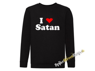 I LOVE SATAN - mikina bez kapuce