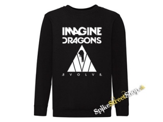 IMAGINE DRAGONS - Evolve Triangle White - mikina bez kapuce