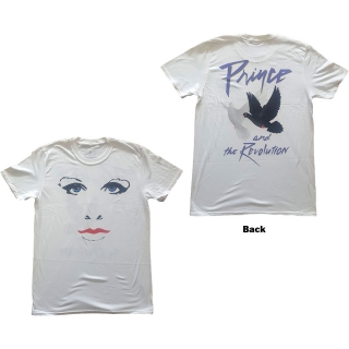 PRINCE - Faces & Doves - biele pánske tričko