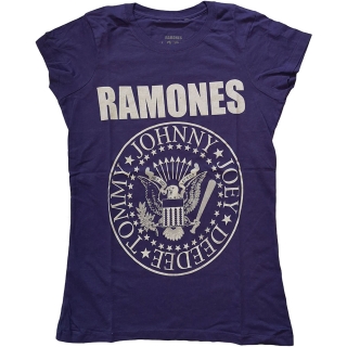 RAMONES - Presidential Seal - fialové dámske tričko