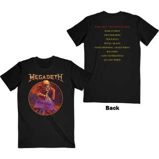 MEGADETH - Peace Sells… Track list - čierne pánske tričko