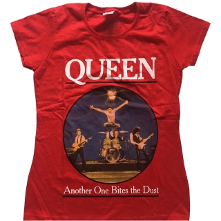 QUEEN - One Bites The Dust - červené dámske tričko