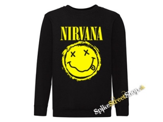 NIRVANA - Grunge Smile - mikina bez kapuce
