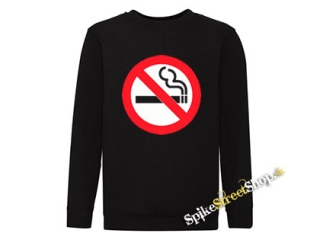 NO SMOKING - mikina bez kapuce