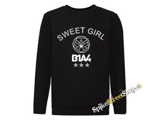 B1A4 - Sweet Girl - čierna detská mikina bez kapuce