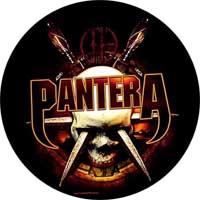 PANTERA - Skull - odznak