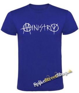 MINISTRY - Logo - kráľovsky-modré detské tričko