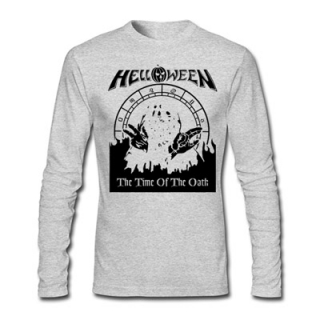 HELLOWEEN - Time Of The Oath - šedé pánske tričko s dlhými rukávmi