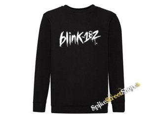 BLINK 182 - Logo - čierna detská mikina bez kapuce