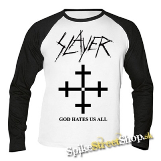 SLAYER - God Hates Us All - pánske tričko s dlhými rukávmi