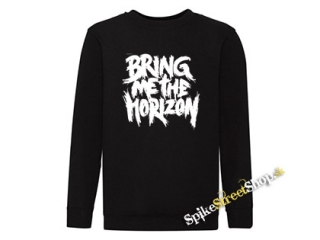 BRING ME THE HORIZON - Pained Logo - čierna detská mikina bez kapuce