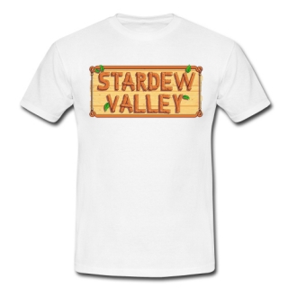 STARDEW VALLEY - Logo Game - biele detské tričko
