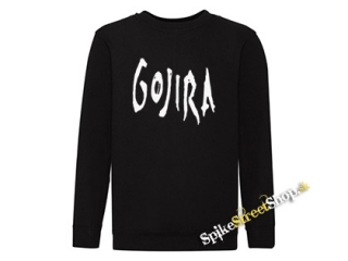 GOJIRA - Logo - čierna detská mikina bez kapuce