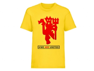 MANCHESTER UNITED - We Are United - žlté detské tričko