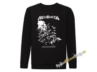 HELLOWEEN - Walls Of Jericho - čierna detská mikina bez kapuce