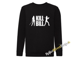 KILL BILL - Silhouette - čierna detská mikina bez kapuce