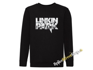 LINKIN PARK - Logo - čierna detská mikina bez kapuce