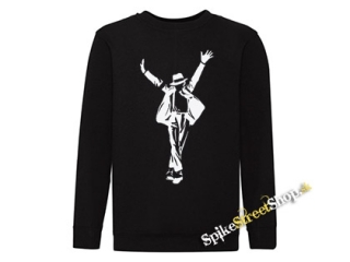MICHAEL JACKSON - Silhouette Symbol - čierna detská mikina bez kapuce