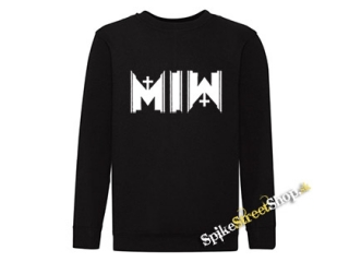 MOTIONLESS IN WHITE - Cemetery Logo - čierna detská mikina bez kapuce