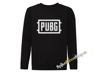 PUBG - Logo - čierna detská mikina bez kapuce