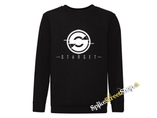 STARSET - Logo - čierna detská mikina bez kapuce