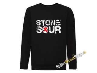 STONE SOUR - Logo - čierna detská mikina bez kapuce