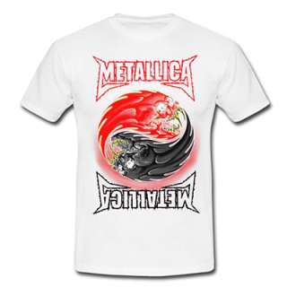 METALLICA - Jing Jang - biele detské tričko