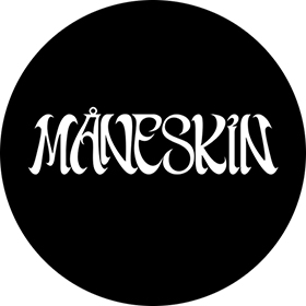Podložka pod myš MANESKIN - Logo 2021 - okrúhla