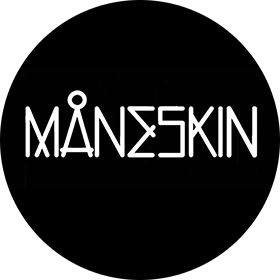 MANESKIN - Logo 2018 On Black Background - odznak